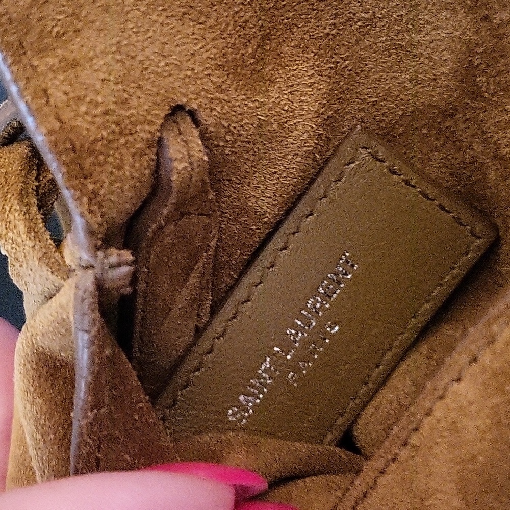 Ysl Suede mini fringe crossbody